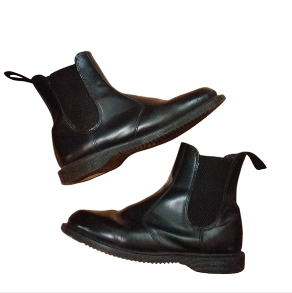 Dr. Martens Black Combat Moto Boots - Picture 1 of 12